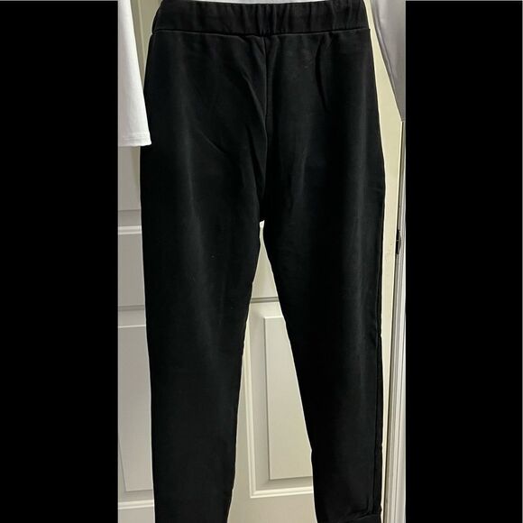 Dance & Marvel Black Leisure Pants w/ Gold Accent Drawstring and Pockets- Medium - Picture 2 of 5